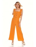 Mustard jumpsuit with wide legs 1059 - Online store - Boutique